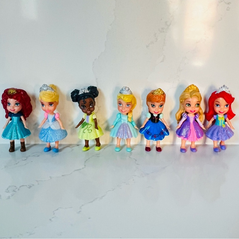 PRINCESSES Mini Toddler Doll Collection EUC